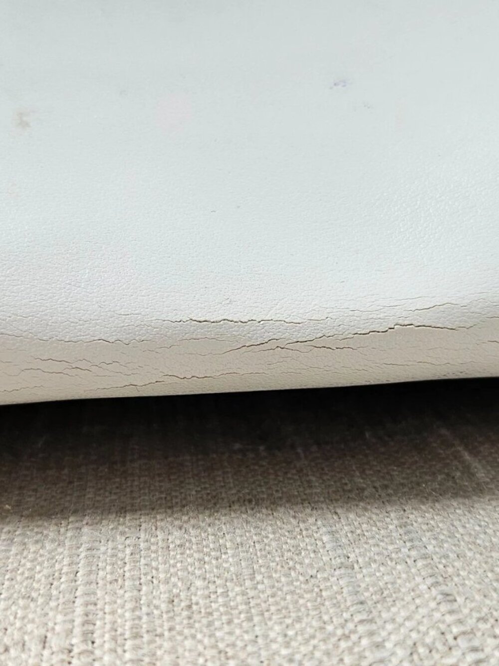 Vintage Dolce & Gabbana Eyeglasses Case White Leather Semi hard Case only - Picture 7 of 12
